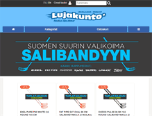 Tablet Screenshot of lujakunto.fi